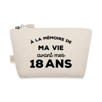 A la mémoire de ma vie avant mes 18 ans - Trousse biologique - nature - Devant