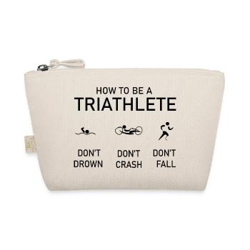 Triathlon Marathon Natation Vélo Run - Trousse biologique - nature - Devant