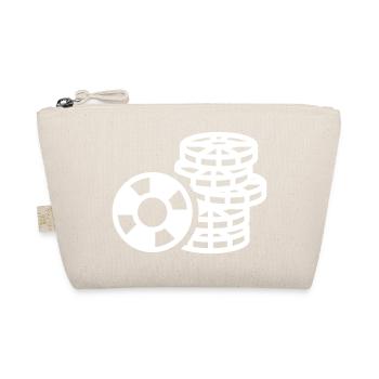 Poker Chip Icon - Organic Pouch - nature - Front