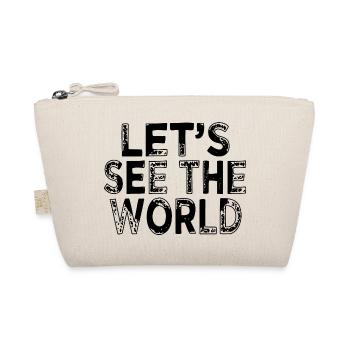 humor jokes funny calligraphic hike - Organic Pouch - nature - Front
