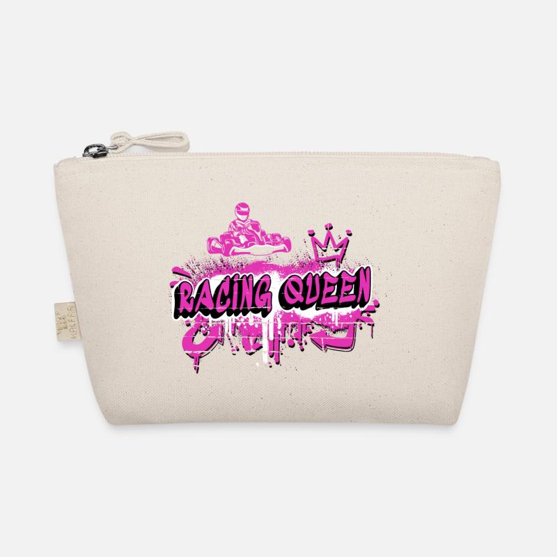 Racing Queen Go Kart Design Bio-Täschchen