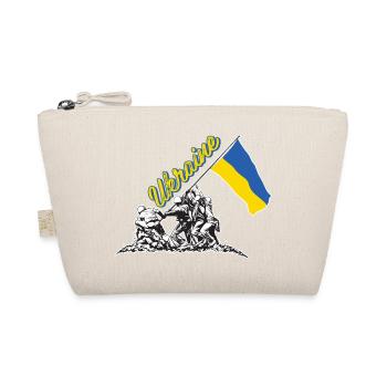 ukraine flag raising - Organic Pouch - nature - Front