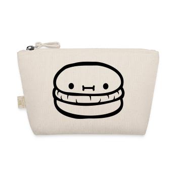 Burger cute face - Organic Pouch - nature - Front