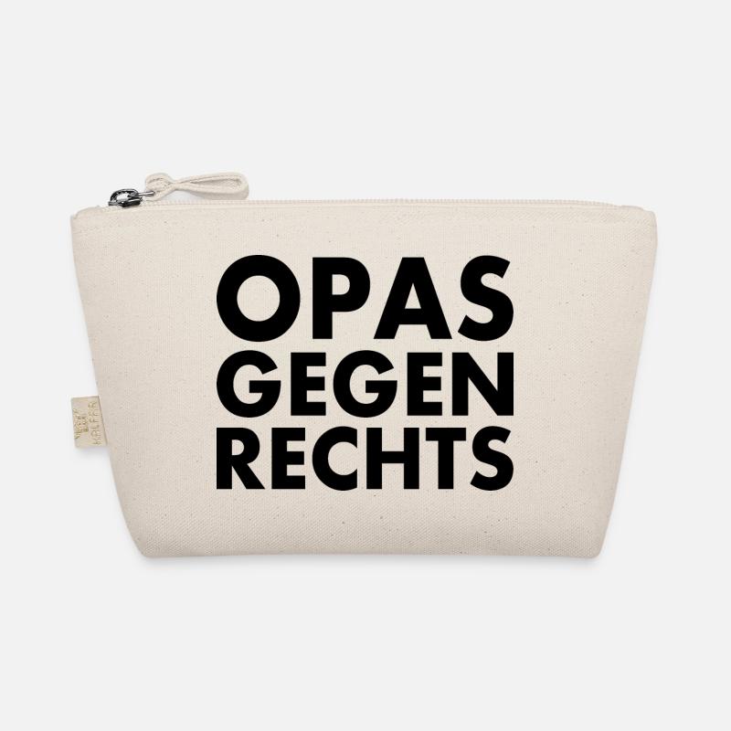 Opas gegen rechts - Bio-Täschchen - Natur