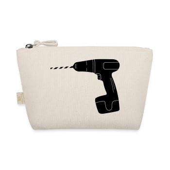 Tool drill logo - Organic Pouch - nature - Front