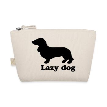 Lazy Dog - Bio-Täschchen - Natur - Vorne