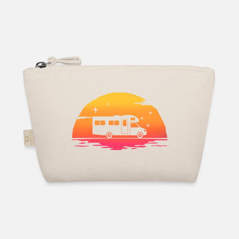 sunset camper motorhome t-shirt camping Organic Pouch