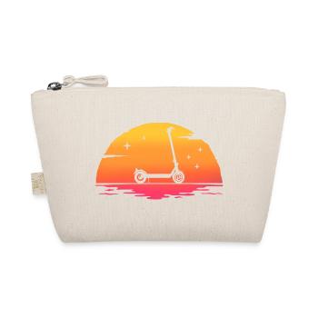 sunrise scooter retro scooter scooter - Organic Pouch - nature - Front