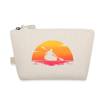 sunrise canoe canoe kayak paddle kayak - Organic Pouch - nature - Front