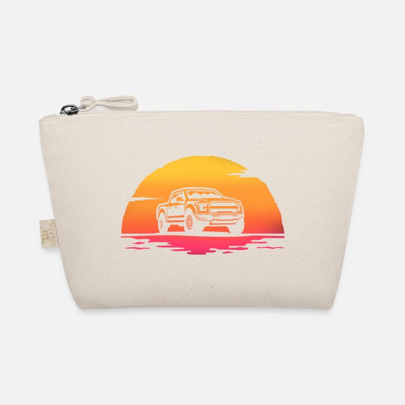 Sunrise Pick Up T-Shirt Offroad-Auto - Bio-Täschchen - Natur