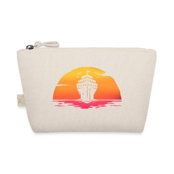 sunrise cruise ship - Organic Pouch - nature - Front