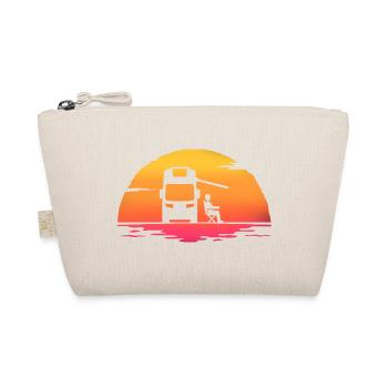 sunrise camper camping motorhome - Organic Pouch - nature - Front