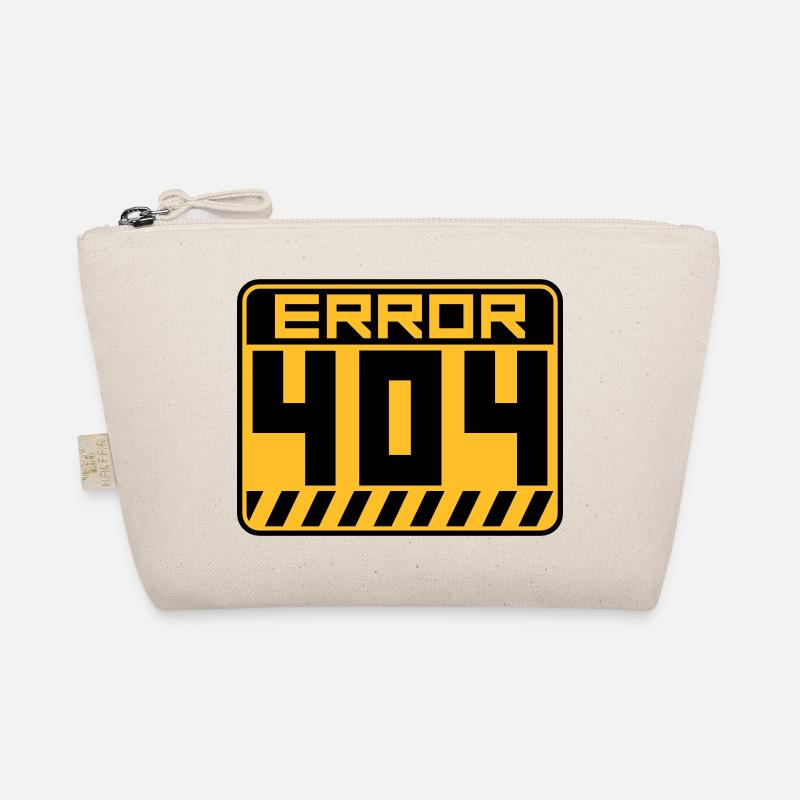 Error 404 Shield Warning Organic Pouch