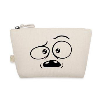 Confused skeptical comic face - Organic Pouch - nature - Front