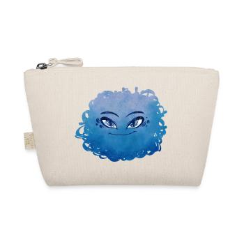 Little Pelota Monster n°10 – blue - Organic Pouch - nature - Front