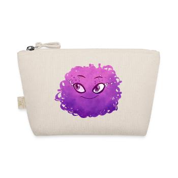 Little Pelota Monster n°2 – pink - Organic Pouch - nature - Front
