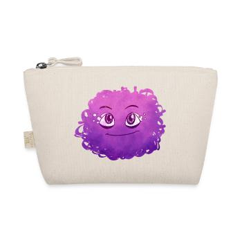 Little Pelota Monster n°8 – pink - Organic Pouch - nature - Front