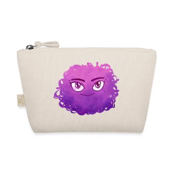 Little Pelota Monster n°6 – pink - Organic Pouch - nature - Front