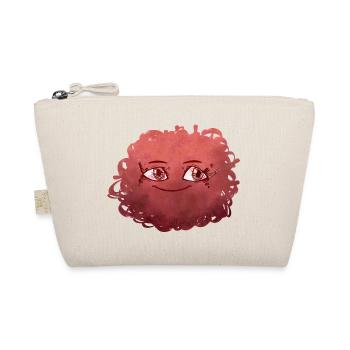 Little Pelota Monster n°5 – rot - Bio-Täschchen - Natur - Vorne