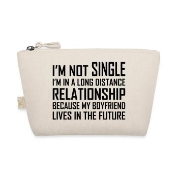 ICH BIN NICHT SINGLE - Bio-Täschchen - Natur - Vorne