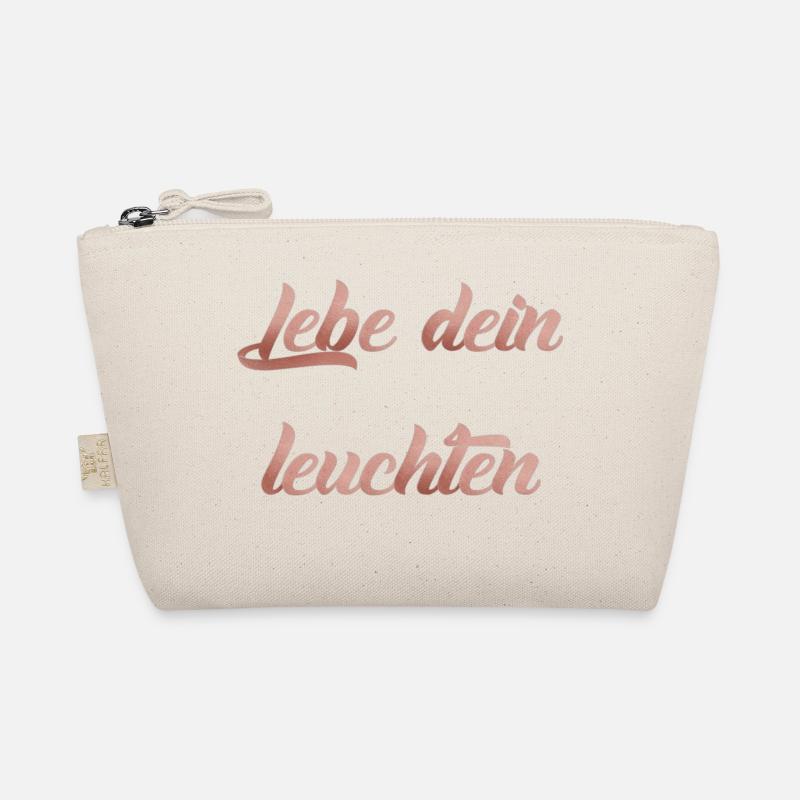 Lebe dein leuchten Bio-Täschchen