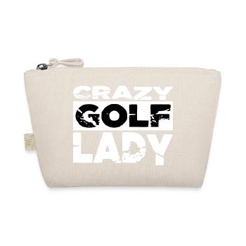 golfcoachgifts golfcoachgift girlsgolf putter - Organic Pouch - nature - Front