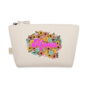 Proud Mom Mother MomMy Life's Work Kids Child - Organic Pouch - nature - Front