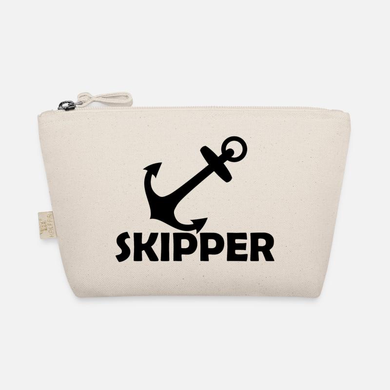 Skipper Sailing Wassersport - Bio-Täschchen - Natur
