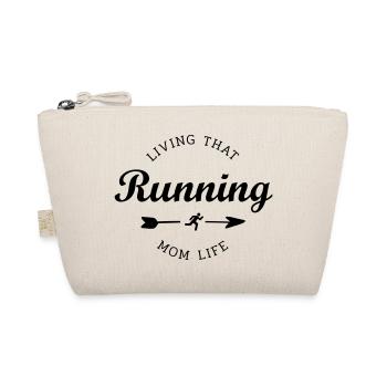 running mom life - Organic Pouch - nature - Front