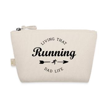 running dad life - Bio-Täschchen - Natur - Vorne