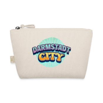 Darmstadt Germany City Font Pop Art Comic - Organic Pouch - nature - Front