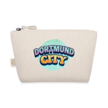 Dortmund Deutschland Stadt Schrift Pop Art Comic - Bio-Täschchen - Natur - Vorne