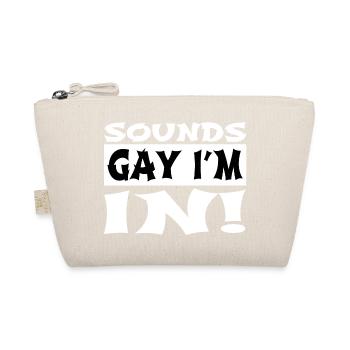 jokes funny heart cool one race lgbt transgender - Organic Pouch - nature - Front