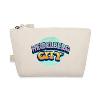 Heidelberg Germany City Font Pop Art Comic - Organic Pouch - nature - Front