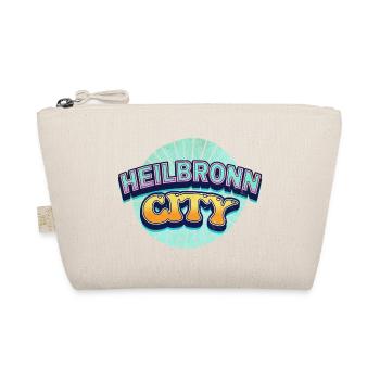 Heilbronn Germany City Font Pop Art Comic - Organic Pouch - nature - Front