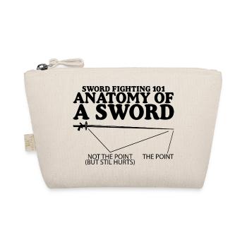 Sword Fighting 101 Anatomy Of A Sword 4 - Organic Pouch - nature - Front