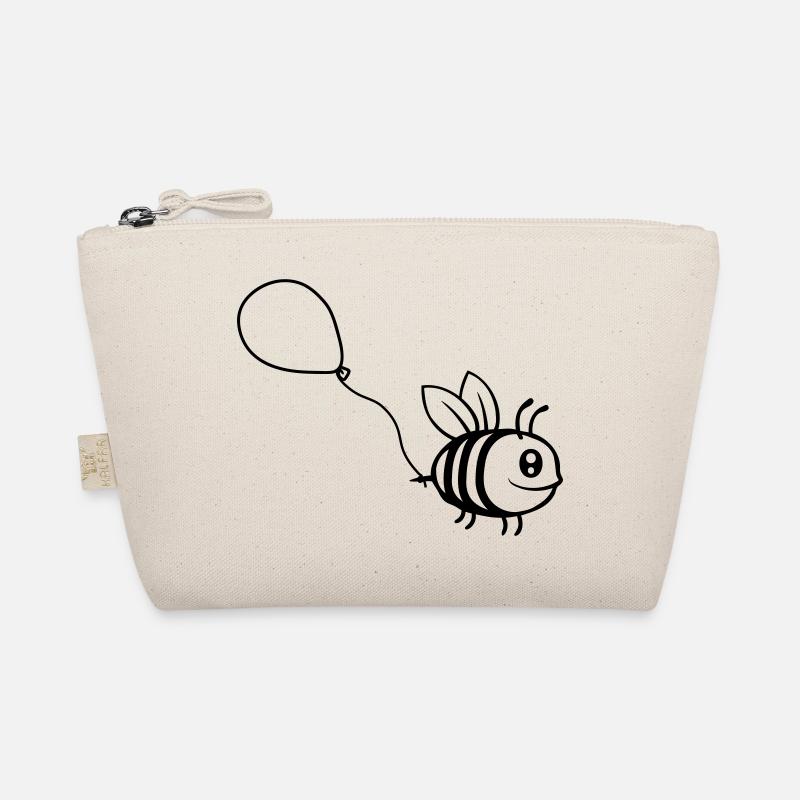 Balloon Bee Comic Insect Organic Pouch