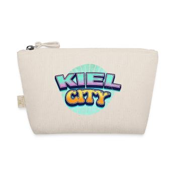 Kiel Germany City Font Pop Art Comic - Organic Pouch - nature - Front