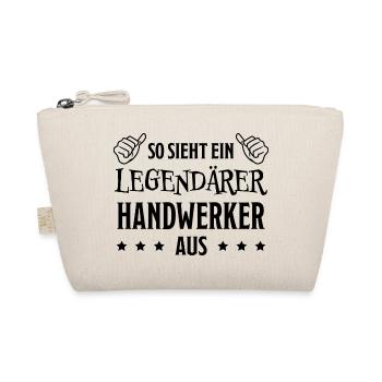 Handwerker Lustiger Spruch Job Heimwerker Geschenk - Bio-Täschchen - Natur - Vorne