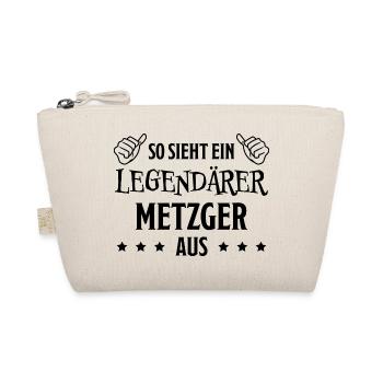 Metzger Beruf Lustiger Spruch Fleischer Geschenk - Bio-Täschchen - Natur - Vorne