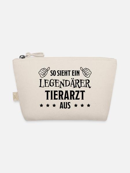 Tierarzt Lustige Spruch Beruf Tierarzt Geschenk - Bio-Täschchen - Natur