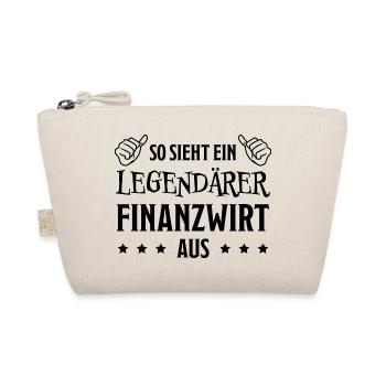 Finanzwirt Lustiger Spruch Job Finanzwirt Geschenk - Bio-Täschchen - Natur - Vorne