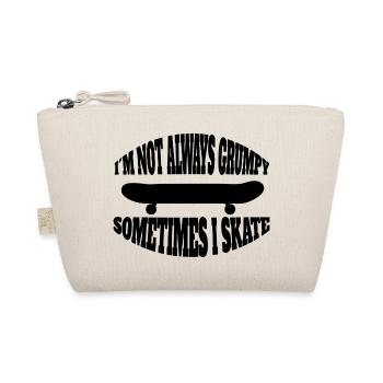 Skateboard Skaten Skateboarding Skater Longboard - Bio-Täschchen - Natur - Vorne