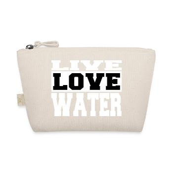 Love Statement Athlete Funny Swim Tshirts Swim - Organic Pouch - nature - Front