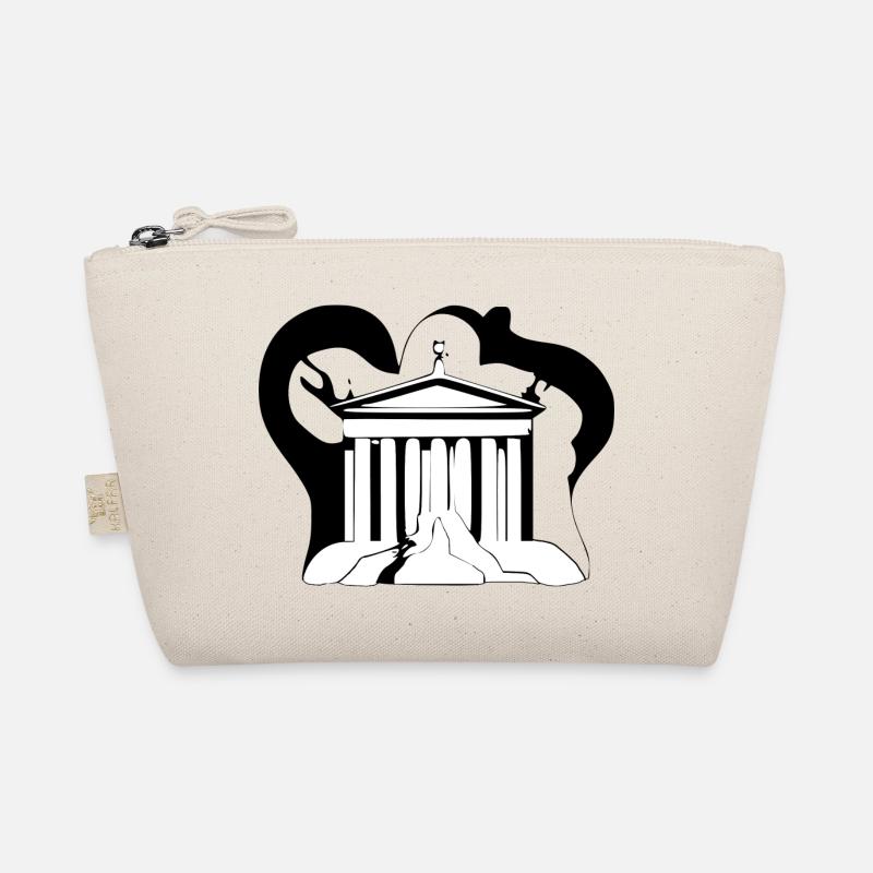 Griechischer Tempel Bio-Täschchen