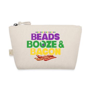 Beads Booze & Bacon Mardi Gras Parade - Organic Pouch - nature - Front