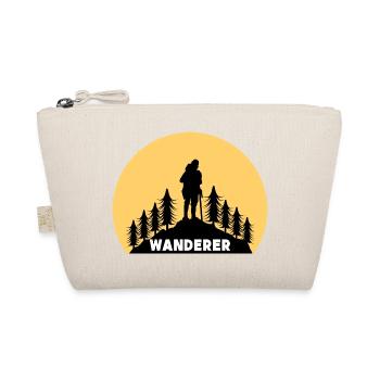 Wanderer Berggipfel Bergwandern Wandern Spruch - Bio-Täschchen - Natur - Vorne