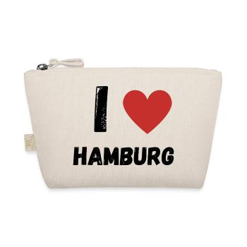 I Love Hamburg - Bio-Täschchen - Natur - Vorne