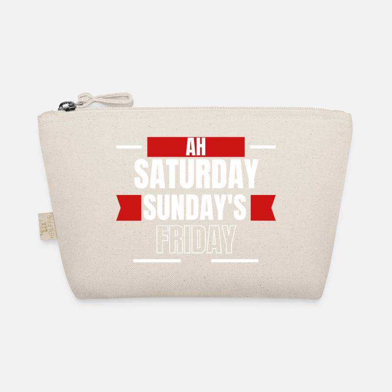 Ah Weekend Days Mashup Tee Organic Pouch