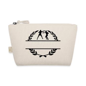 Boxers in laurel wreath - Organic Pouch - nature - Front